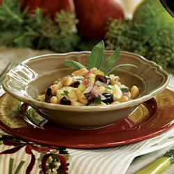 Warm Bean Salad with Olives