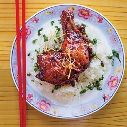Caramelized Ginger Chicken with Sticky Rice