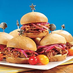 Barbecued-Pork Sliders