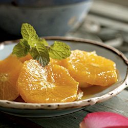 Orange Slices with Honey and Orange Blossom Water