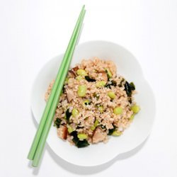 Rice with Edamame and Sea Greens