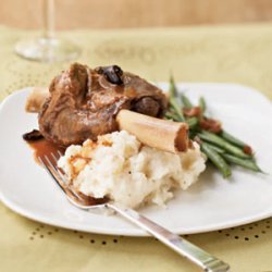 Braised Lamb Shanks with Orange and Olives