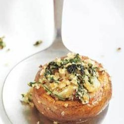 Stuffed Mushrooms With Spinach