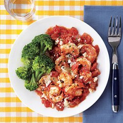 Roasted Shrimp with Tomatoes