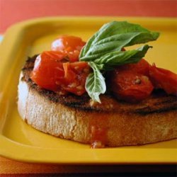 Bruschetta with Warm Tomatoes