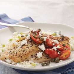 Snapper with Warm Italian-Style Salsa