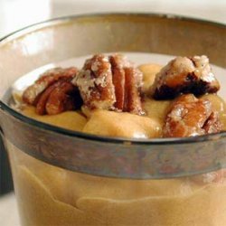 Pumpkin Pudding with Candied Pecans