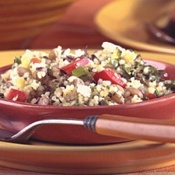 Mediterranean Couscous and Lentil Salad