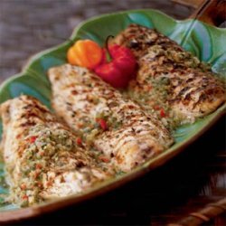 French West Indian Grilled Snapper with Caper Sauce