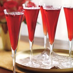 Champagne-Pomegranate Cocktail