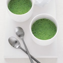 Chilled Sweet Pea and Watercress Soup