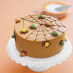 Spiderweb Spice Cake