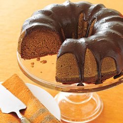 Chocolate-Glazed Pumpkin Cake