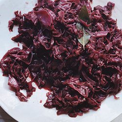 Red-Wine Braised Cabbage and Onions