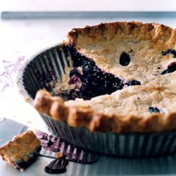 Deep-Dish Wild Blueberry Pie