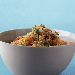 Bulgur with Apricots and Almonds