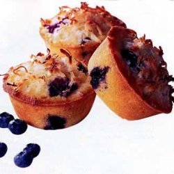 Individual Blueberry-Coconut Pound Cakes