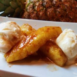 Caramelized Pineapple with Rum