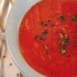 Provencal Tomato Soup with Rice