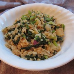 Risotto with Turnips and Bacon