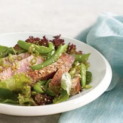 Seared Ahi Tuna Salad With Fresh Snap Peas
