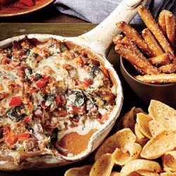 Sausage, Bean, and Spinach Dip