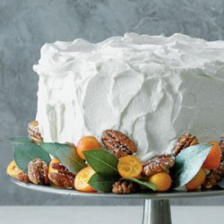 Marbled Pumpkin Praline Cake