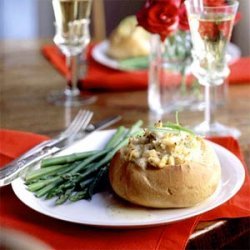 Deviled Crab Boules with Beurre Blanc