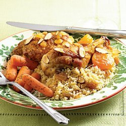 Pan-Braised Chicken with Apricots