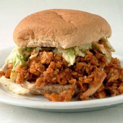 Tempeh Sloppy Joes with Coleslaw