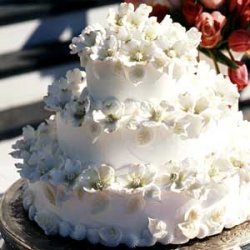 Dogwood Blossom Wedding Cake