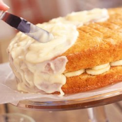 Banana Layer Cake with Lemon-Cream Cheese Frosting
