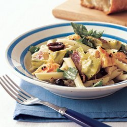 Pasta with Chicken and Artichokes