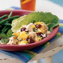 Chicken, Rice, and Tropical Fruit Salad