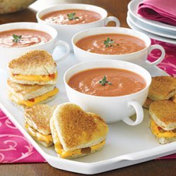 Mini Grilled- Cheese Hearts