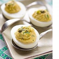 Mediterranean Deviled Eggs