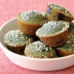 Blue Corn-Blueberry Muffins