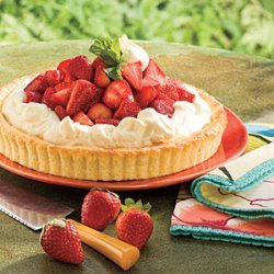 Strawberry-Orange Shortcake Tart