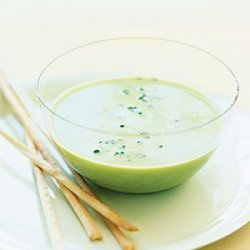 Chilled Sugar Snap Pea Soup