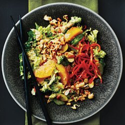 Broccoli Slaw with Oranges and Crunchy Noodles
