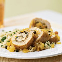 Chicken Roulade with Olives and Simple Preserved Lemons