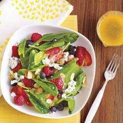 Summer Berry Salad with Lime-Basil Vinaigrette