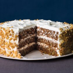 Spiced Apple Carrot Cake with Goat Cheese Frosting
