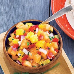 Melon-Pineapple Salsa