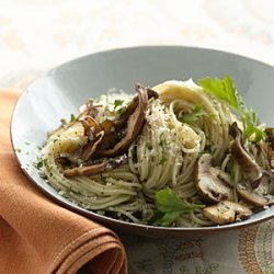 Whole-Wheat Pasta With Mushrooms