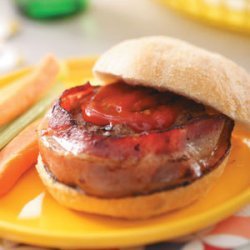 Bacon-Wrapped Hamburgers