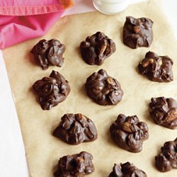 Chocolate-Butterscotch-Nut Clusters
