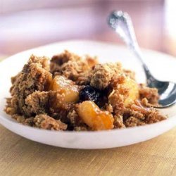 Pear, Apple, and Cherry Crumble