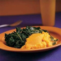 Winter Squash Souffle and Greens