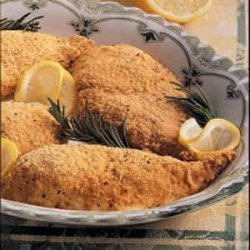 Baked Lemon Chicken (seasoned bread crumbs)